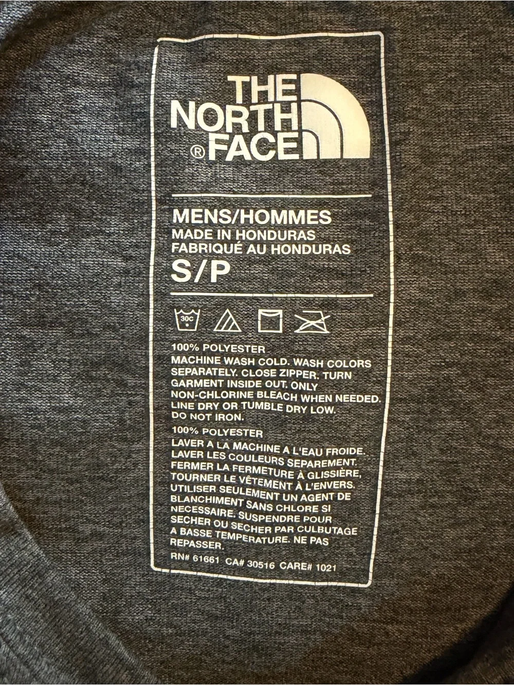 The North Face Men's Heather Gray Short-Sleeve Crew Tee